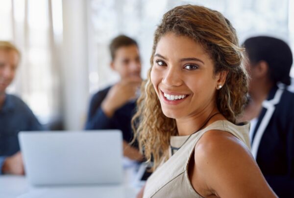 young woman learns how to break into tech