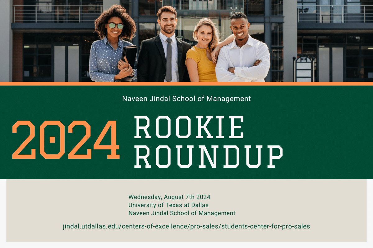 2024 Naveen Jindal School of Management Rookie Roundup